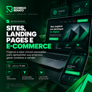 Sites, Landing Pages e E-commerce